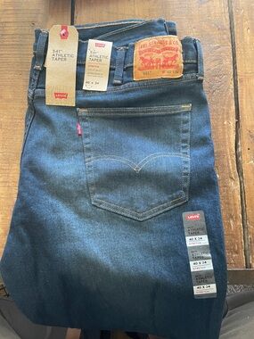 Tags on never worn Levi's Dark Blue 541 Athletic Taper Men's Jeans